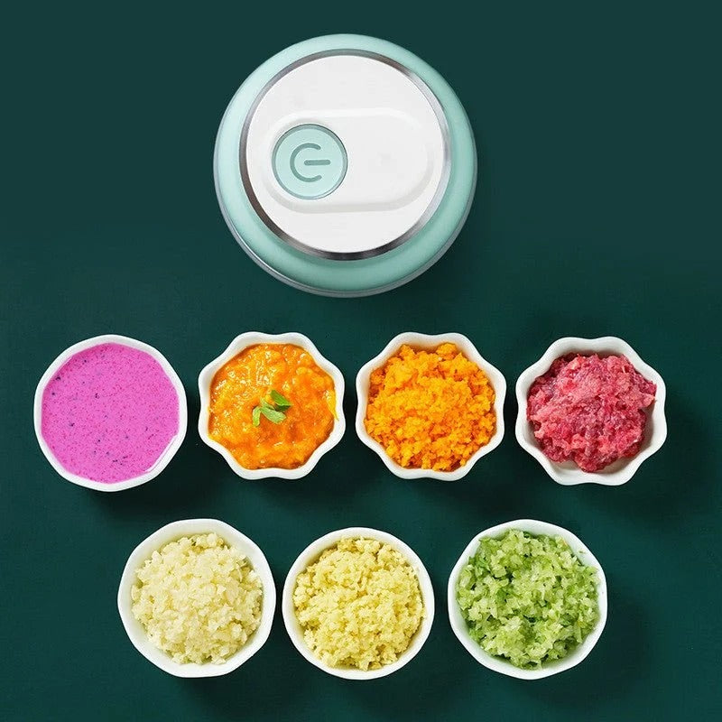 Nestora Mini Electric Food Chopper – Portable Garlic Vegetable & Meat Grinder, Kitchen