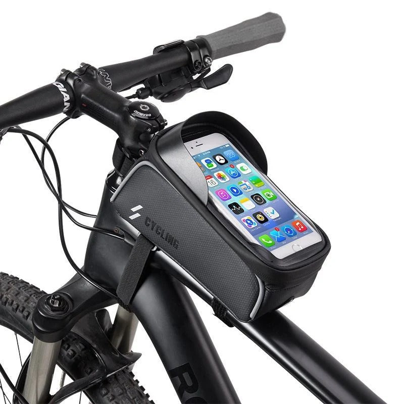 Nestora Bike Saddle Bag – Handlebar Crossbeam Bag, Cycling Accessories Storage Pouch