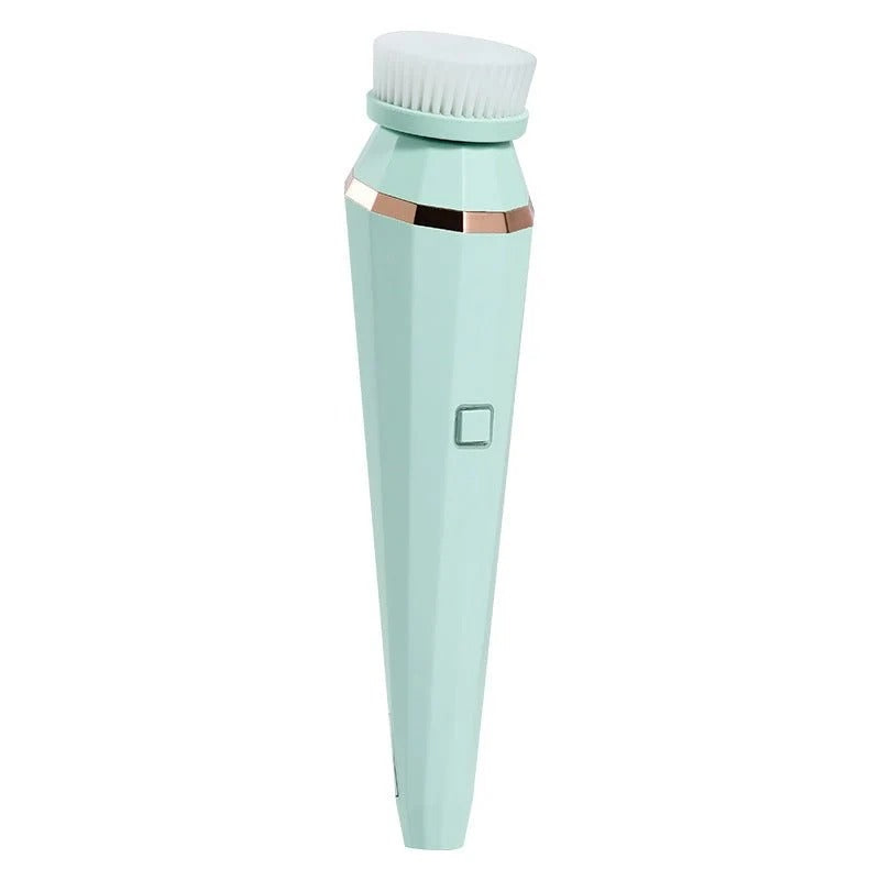 Nestora 4-in-1 USB Electric Facial Cleansing Brush – Soft Skin Care Face Massager