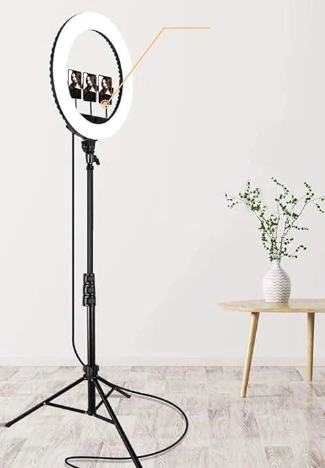 Nestora LED Ring Light – Selfie Photography Light, Adjustable Brightness & Color