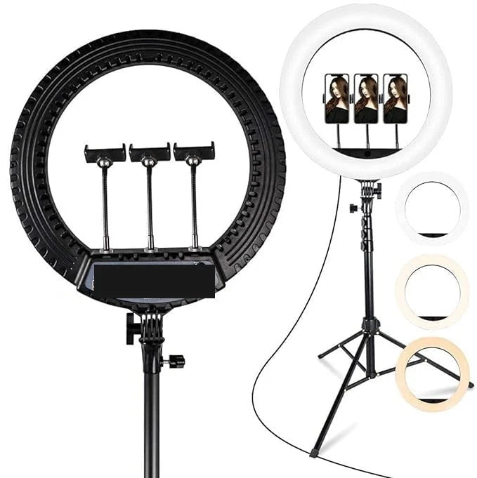 Nestora LED Ring Light – Selfie Photography Light, Adjustable Brightness & Color