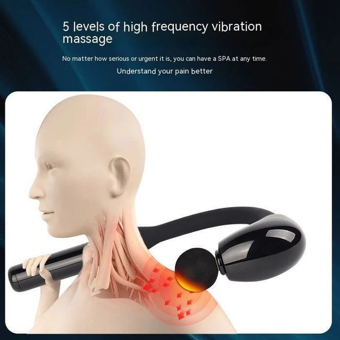 Nestora Mini Wireless Muscle Massager – Portable Handheld Vibration Device for Neck, Shoulder & Back