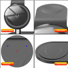3-in-1 wireless charging station for mobile phones, smartwatches, and wireless earphones.
