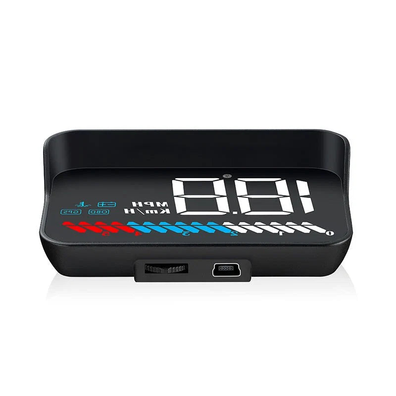 Nestora Vehicle HUD Head-Up Display – Car Speed GPS OBD2 Windshield Projector