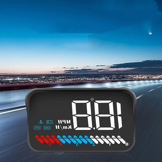 Nestora Vehicle HUD Head-Up Display – Car Speed GPS OBD2 Windshield Projector